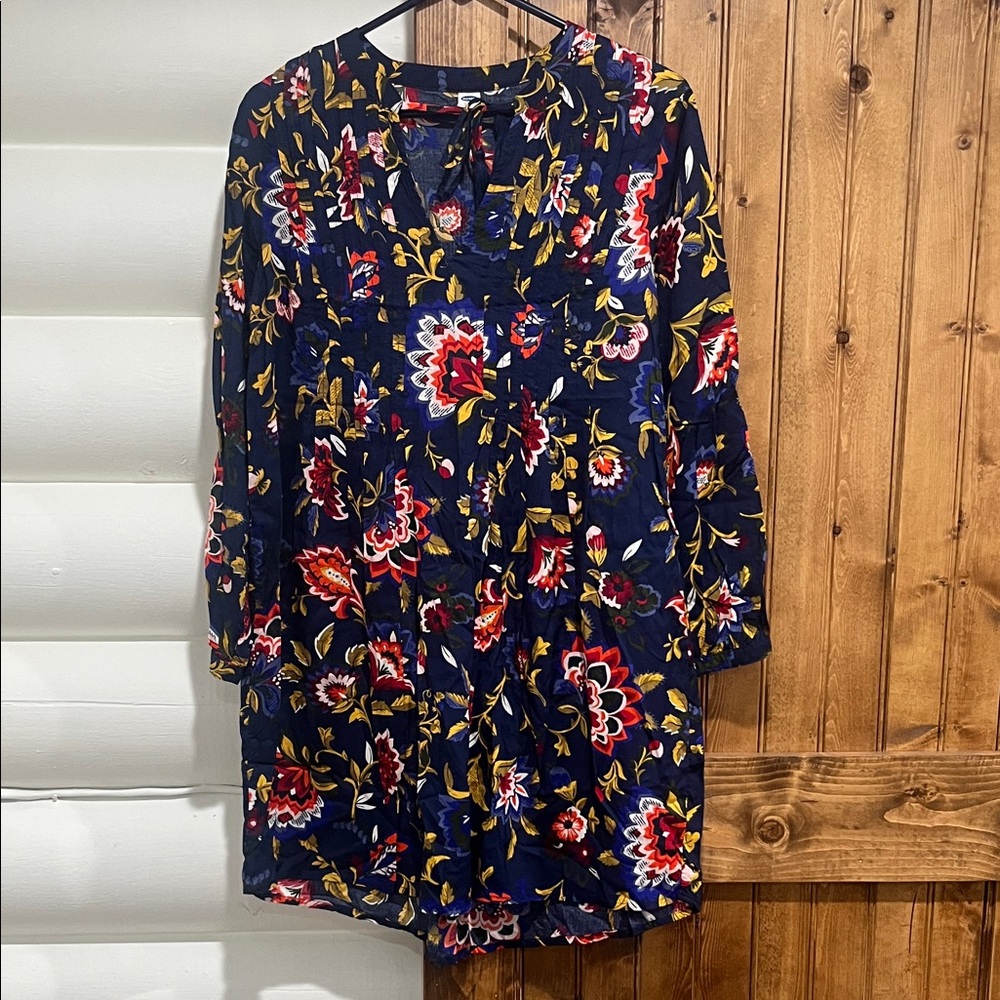 Old Navy Floral Navy Dress